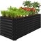 Best Choice Products 8x2x2ft Outdoor Metal Raised Garden Bed, Planter Box for Vegetables, Flowers, Herbs